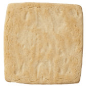 Elegant Magnolia Bridal Shower Favor Square Shortbread Cookie (Back)