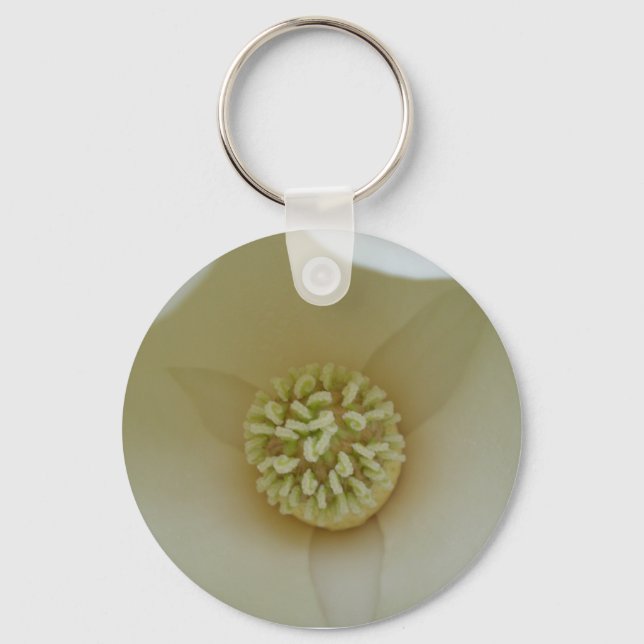 Elegant Magnolia Keychain (Front)