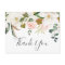 Elegant Magnolia White & Blush Thank You Postcard
