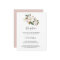 Elegant Magnolia | White Reception Insert Card