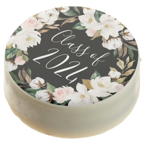 Elegant Magnolias Class of 2024 Graduation Chocolate Covered Oreo