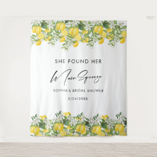 Elegant Main Squeeze Bridal Shower Photo Backdrop