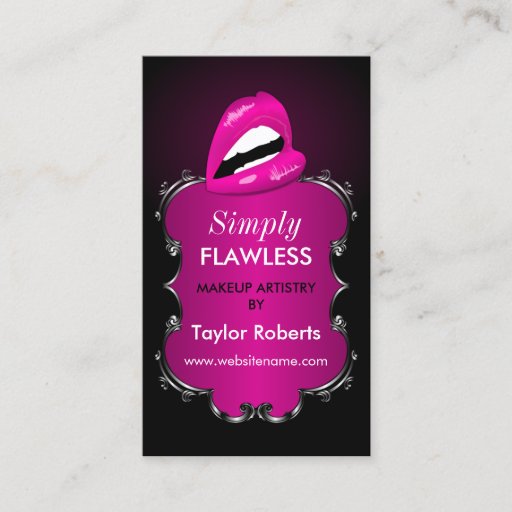 Customizable Makeup Artist Business Cards