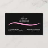 Elegant Makeup Artist Business Card (Back)