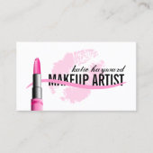 Elegant Makeup Artist Business Card (Front)