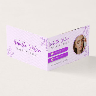 Elegant Makeup Artist Business Card
