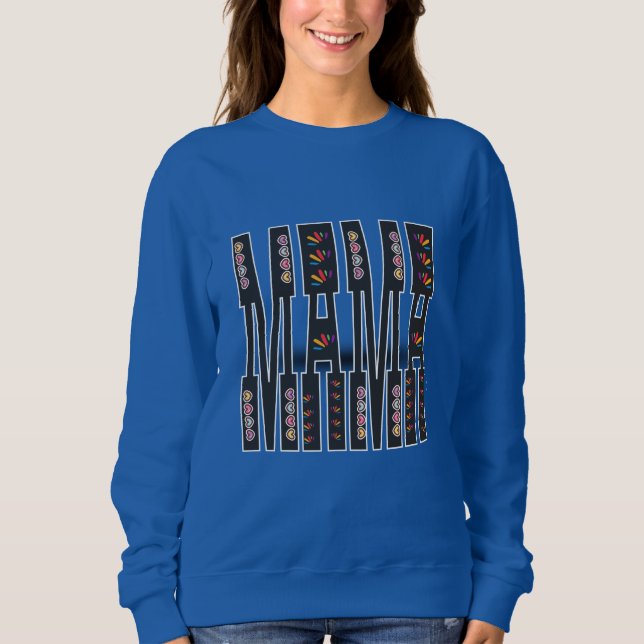 Elegant “MAMA” Sweatshirt – Minimalist Design with (Front)