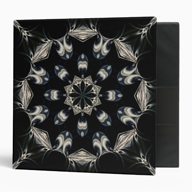 Elegant Mandala 3 Ring Binder (Front/Inside)