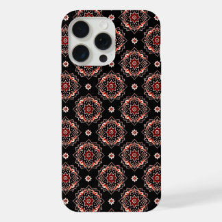 Elegant Mandala Boho Floral Pattern iPhone 15 Pro Max Case