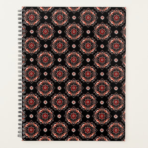 Elegant Mandala Boho Floral Pattern Planner