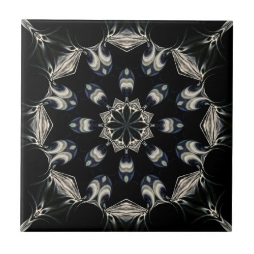 Elegant Mandala Ceramic Tile