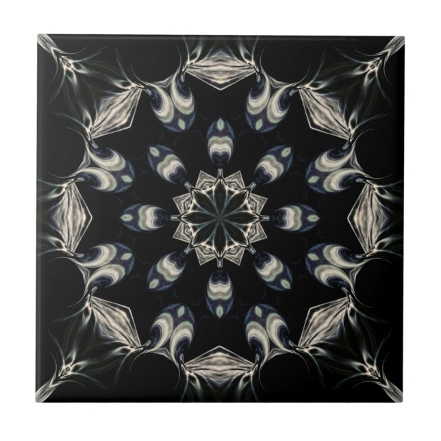 Elegant Mandala Ceramic Tile (Front)