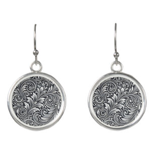 Elegant Mandala Drop Earring Design Earrings