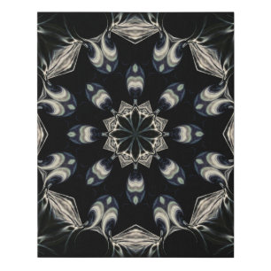 Elegant Mandala Faux Canvas Print