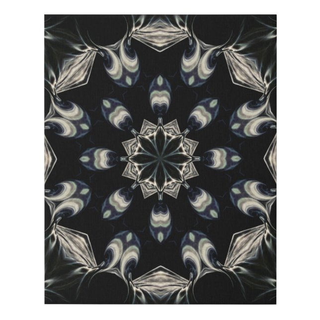 Elegant Mandala Faux Canvas Print (Front)