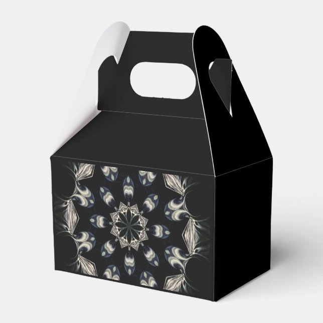 Elegant Mandala Favor Boxes (Back Side)