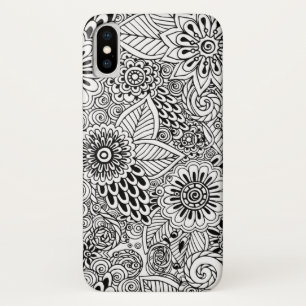 elegant mandala floral pattern iPhone x case