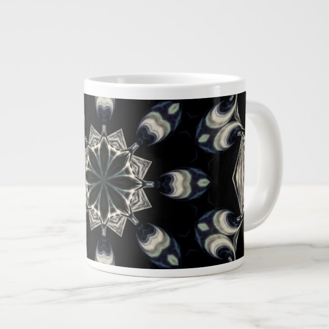 Elegant Mandala Giant Coffee Mug (Front Right)