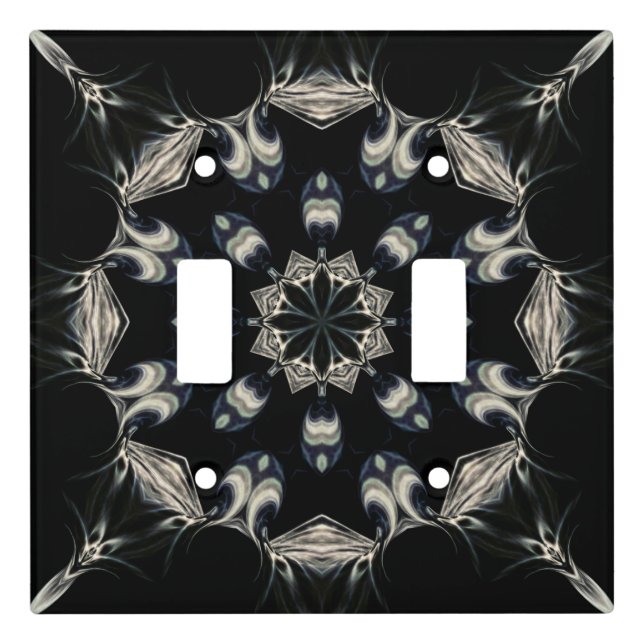Elegant Mandala Light Switch Cover (Front)