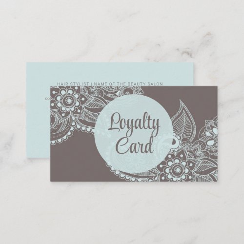Elegant Mandala Loyalty Card