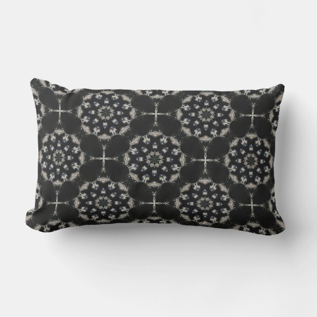 Elegant Mandala Lumbar Pillow (Front)