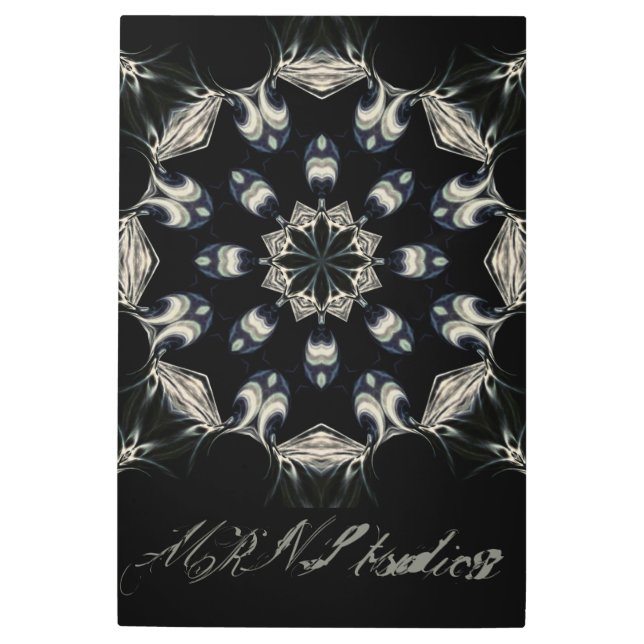 Elegant Mandala Metal Print (Front)