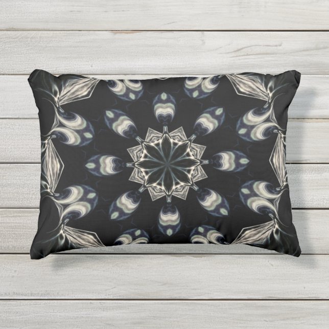 Elegant Mandala Outdoor Pillow (Front)