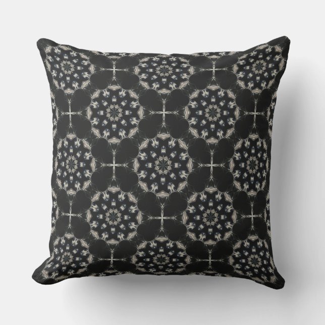 Elegant Mandala Outdoor Pillow (Front)