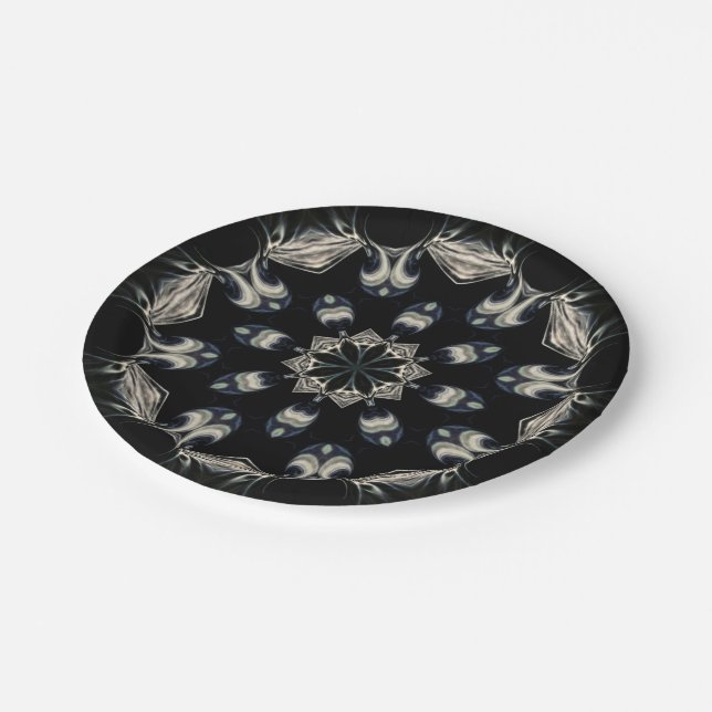 Elegant Mandala Paper Plates (Angled)