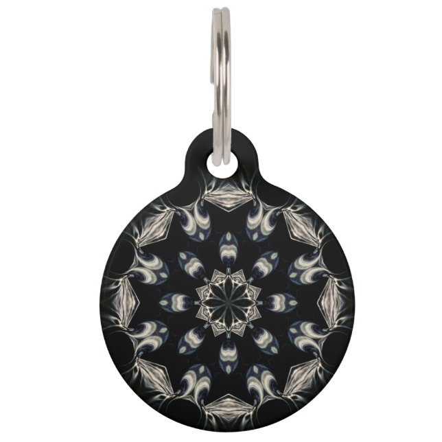 Elegant Mandala Pet ID Tag (Front)