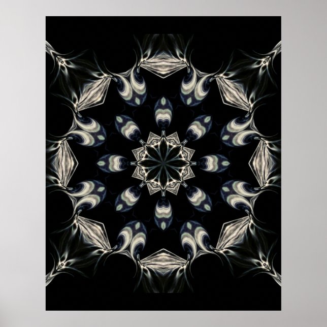 Elegant Mandala Poster (Front)