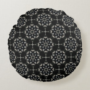 Elegant Mandala Round Pillow