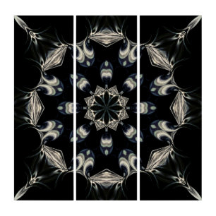 Elegant Mandala Triptych