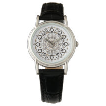Elegant Mandala Watch | Boho Spiritual Timepiece