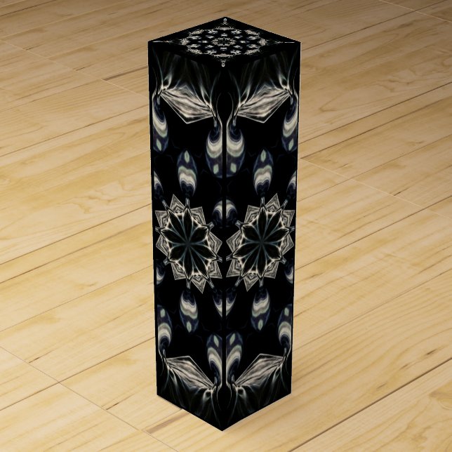 Elegant Mandala Wine Box (Front)