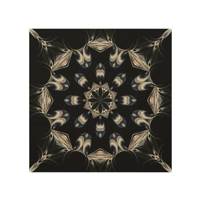 Elegant Mandala Wood Wall Art (Front)