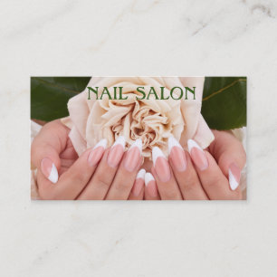 Elegant manicure nail salon Business card