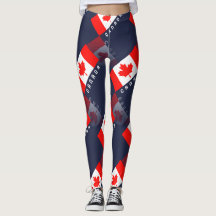 Elegant Maple Leaf Canadian Flag 3D Reflection