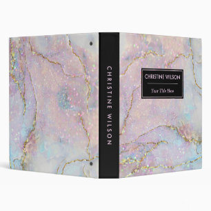 elegant marble art 3 ring binder