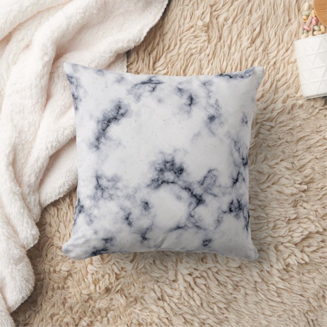 Elegant Marble Background Elegant Modern Cushion (Blanket)