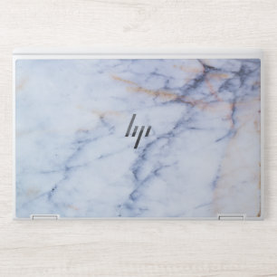 Elegant marble background HP laptop skin