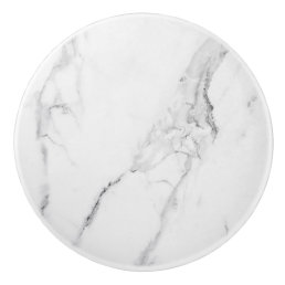 Elegant marble ceramic knob