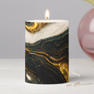 Elegant Marble Evolution 5 Pillar Candle