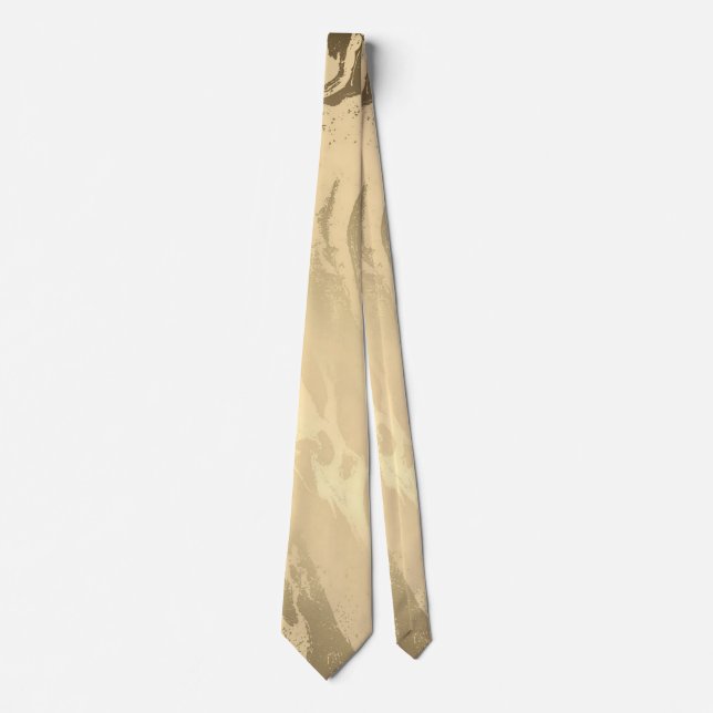 Elegant marble gold neck tie (Front)