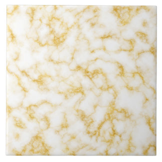 Elegant Marble - Gold White Ceramic Tile