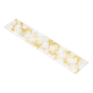 Elegant Marble - Gold White Ruler