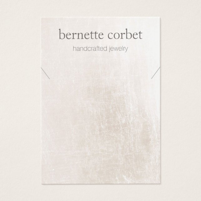 Elegant Marble Jewelry Designer Necklace Display (Front)