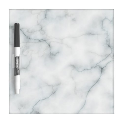 elegant marble look dry erase board