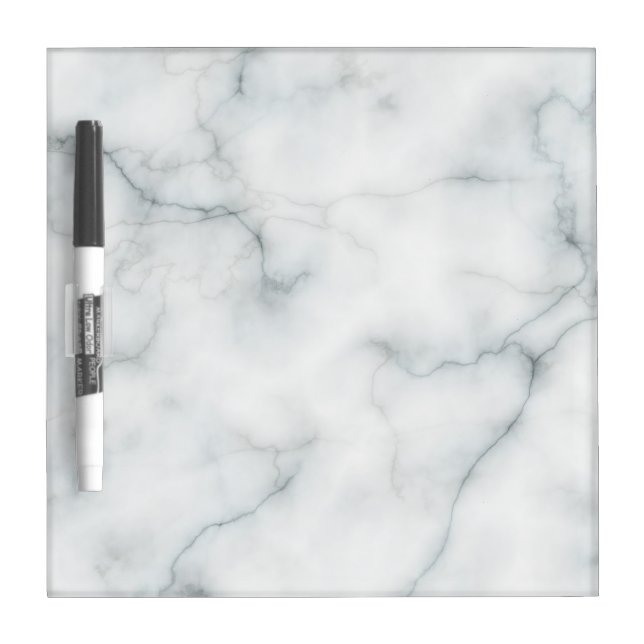 elegant marble look dry erase board (Front)
