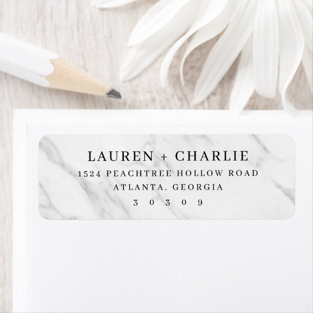 Elegant Marble Minimalist Label (Insitu)